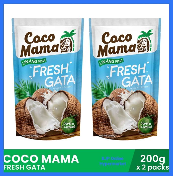 COCO MAMA FRESH GATA | BUNDLE OF 2 | 200ML | UNANG PIGA | EQUAL TO 1 ...