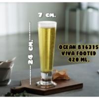 แก้วไวน์ Ocean VIVA B16315 420ml. แก้วใสทรงสูง แก้วเบียร์ บรรจุ 1ใบ