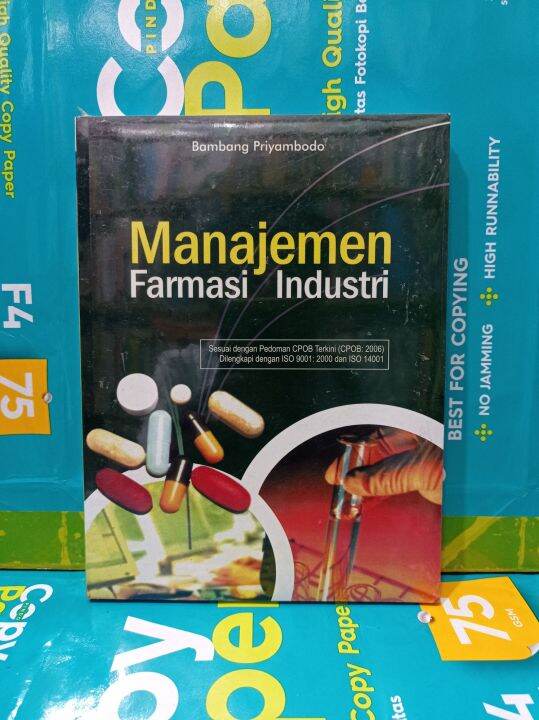 Buku MANAJEMEN FARMASI INDUSTRI. BY. BAMBANG PRIYAMBODO | Lazada Indonesia