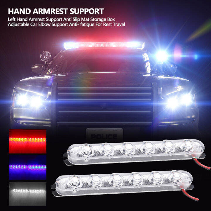 Strobe warning light 6 LED car motorcycle flashing LED tail light