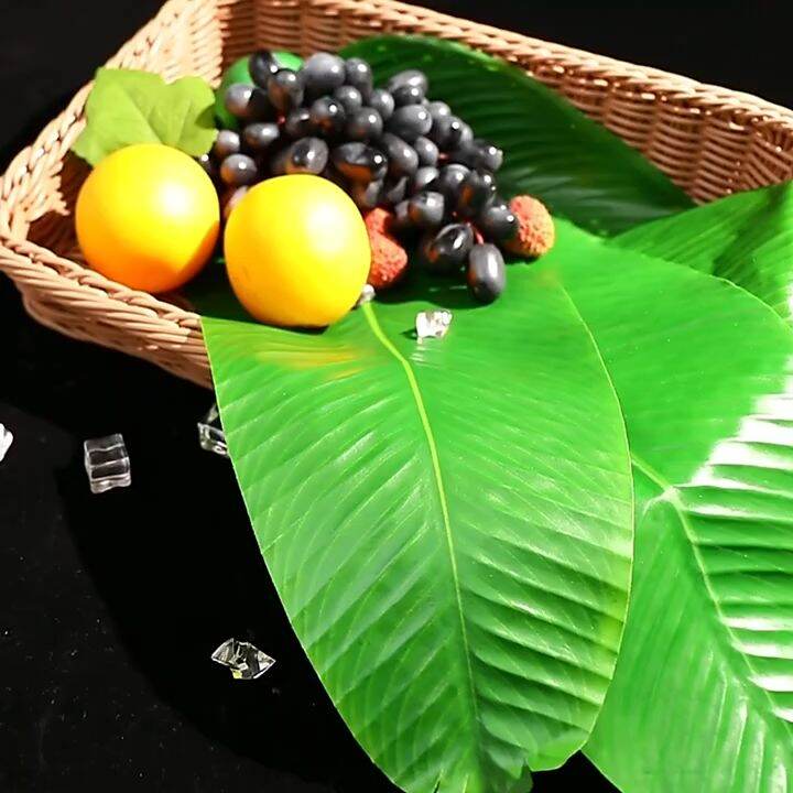 Fake banana leaf Artificial banana leaf Fake banana leaf S/M/L Lazada PH