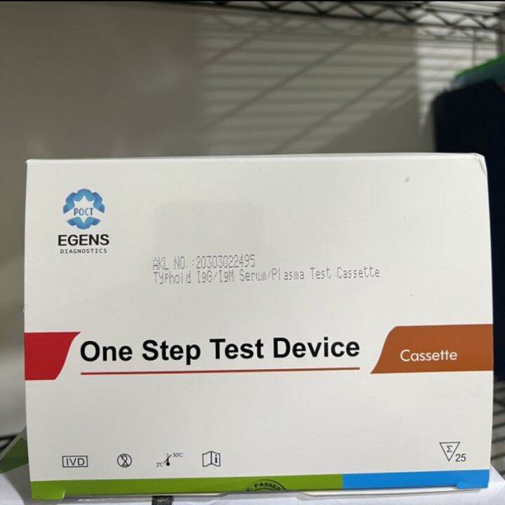 Typhoid IgG / IgM (Salmonella) Cassette Egens | Lazada Indonesia