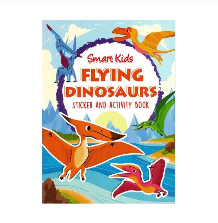 [Baratillo] Flying Dinosaurs Sticker and Activity Book Lazada PH