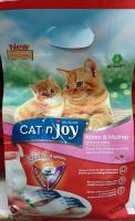 อาหารแมวเม็ด Cat n joy สูตรลูกแมว รสปลาทะเลไก่และนม ขนาด1.2กิโล