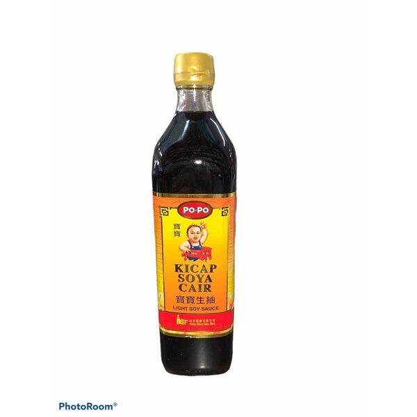 720ml PoPo Light Soy Sauce/ PoPo Kicap Soya Cair / 宝宝生抽 / 酱清 Lazada