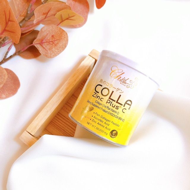 colla-zinc-plus-c-คอลลาซิ้งค์-พลัส-ซี-คอลลาเจนผสมวิตามินซี-คอลลาเจนแบบชงดื่ม-50-กรัม-กระปุก