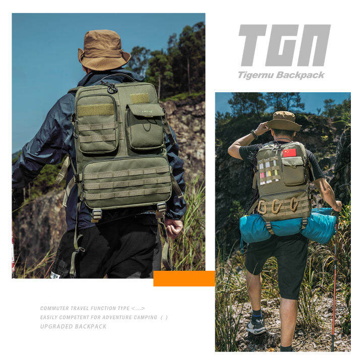Tigernu Lifetime Warranty Backpack Men Camping Trekking Fishing Bag