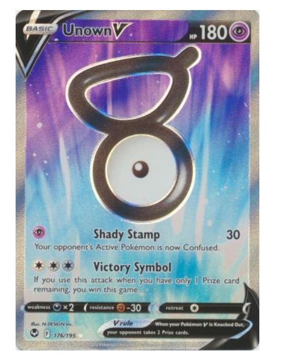 Unown V (176/195) [Sword & Shield: Silver Tempest]