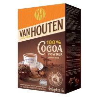 ผงโกโก้แวนฮูเต็นพร้อมชง โกโก้100% มี 2 ขนาด / Van houten cocoa powder 100%