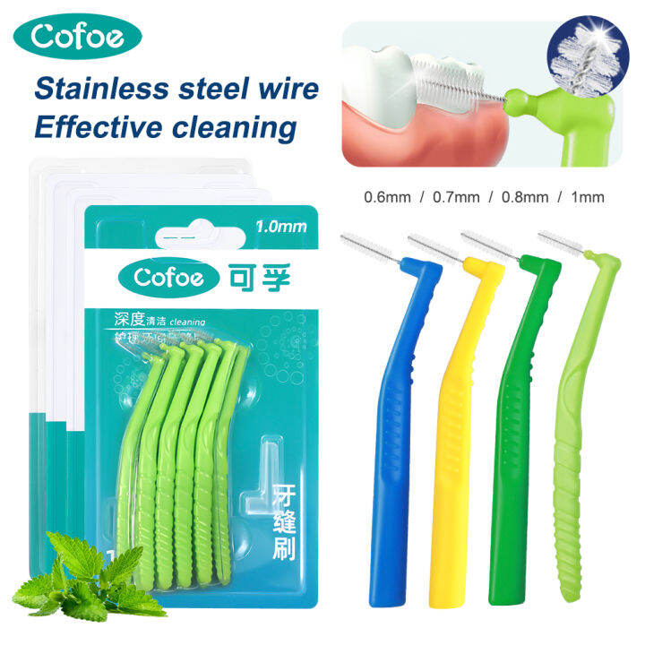 Cofoe Interdental Toothbrush for Braces Teeth Dental Floss Cleaner