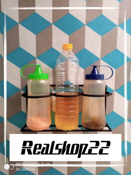 Rak botol dinding/tempat botol tempel dinding 1L | Lazada Indonesia