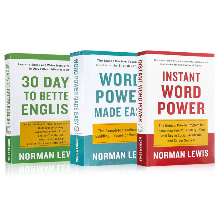 Books　By　Grammar　and　Word　English　Self　Spelling　30　Book　Norman　Days　Better　Made　Easy　Word　Exam　Instant　Handbook　Learning　Lewis　Power　To　Educational　Vocabulary　English　Aids　Books　Study　Power　Help