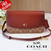 กระเป๋าสะพาย งาน SHOP Coach Hayden Crossbody In Signature Canvas