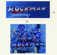 ป้ายอะคริลิค ร็อคแมน rockman งาน hand made