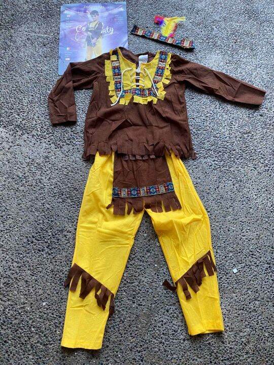 United Nations Native American/Indian Boy Costume for Kids Lazada PH