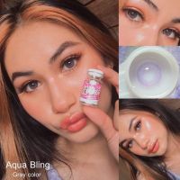 Aqu bling gray คอนแทคเลนส์ - Bigeyeบิ๊กอายส์ ลายประกายกลิตเตอร์