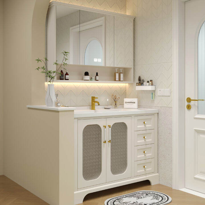 Smart French Style Retro Bathroom Cream Style Bathroom