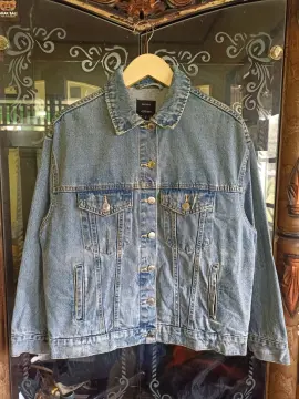 Jaket hot sale denim bershka