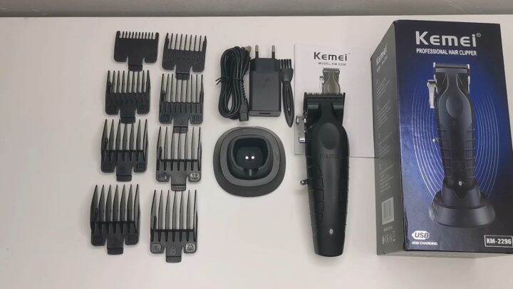 Kemei Usb Rechargeable Hair Clipper for Men Electric Body Groin Km-2296 ...