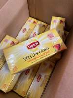 [24 กล่อง] ชาลิบตัน 25ซอง Lipton Yellow Label Black Tea 25 Tea Bags x 2g