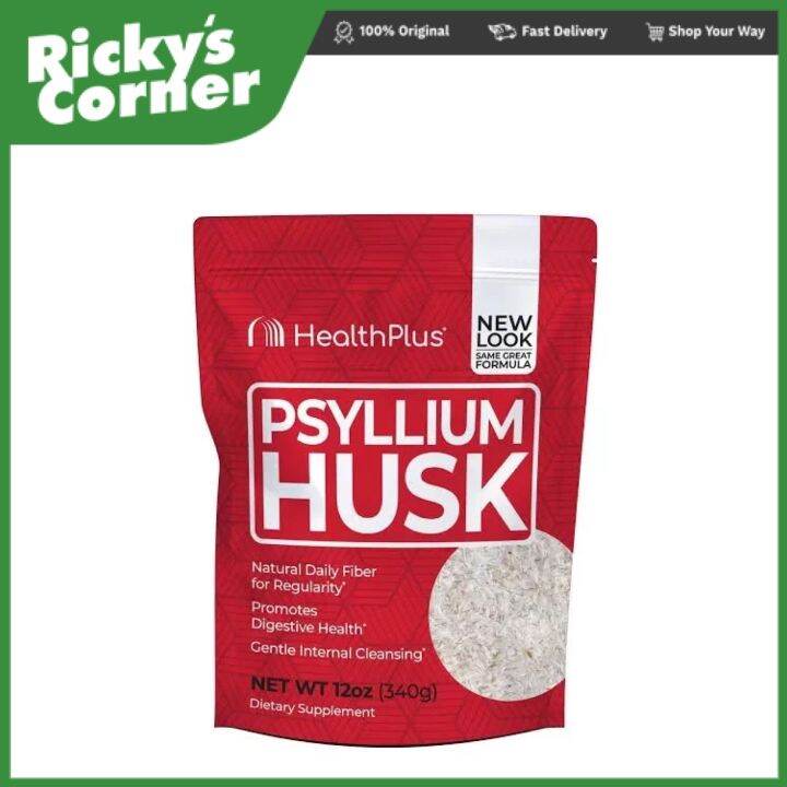 health plus psyllium husk 340 grams natural daily fiber Lazada PH