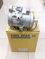 คอมแอร์ COOLGEAR โตโยต้า รถตู้ คอมมิวเตอร์ ใช้กับเครื่องดีเซลได้ทุกรุ่น ปี 2005-18 คอมแอร์รถยนต์ DENSO TOYOTA COMMUTER DIESEL 10S17C สายพาน 7 ร่อง