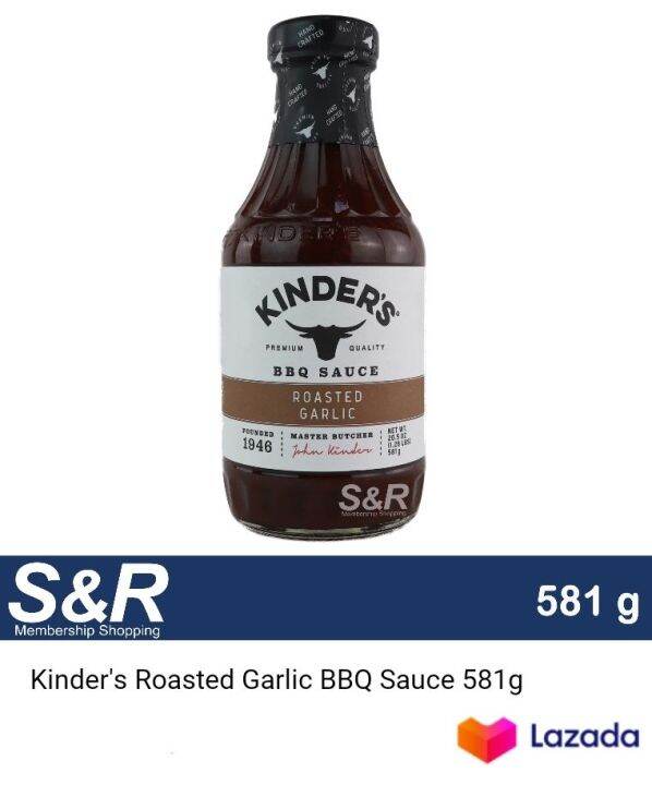 kinders Roasted Garlic BBQ. sauce. Lazada PH