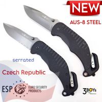 มีด Esp มีด Rescue Knife รุ่น RK-01มีดที่มาพร้อมตัวทุบกระจกรถและมีดตัดสายเบลล์ แข็งแกร่ง มาตฐานยุโรป