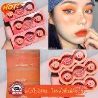 (มีCOD) ของแท้/ถูก? บลัชออนพาเรท3ช่อง3สี บลัชออนลูกพีช Anylady Sweet Peach โทนสีส้มพีช