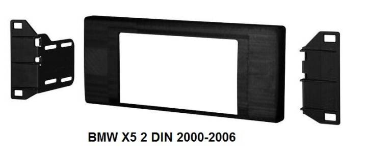 หน้ากากวิทยุ BMW X5 ปี 2000 -2006 สำหรับเปลี่ยนเครื่องเล่นแบบทั่วไป 2DIN7"_18CM. หรือ ติดตั้งจอ android 7"