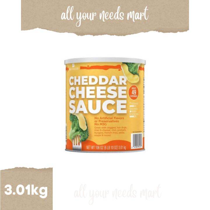Bay Valley ♡ Cheddar Cheese Sauce 3.01kg Lazada PH