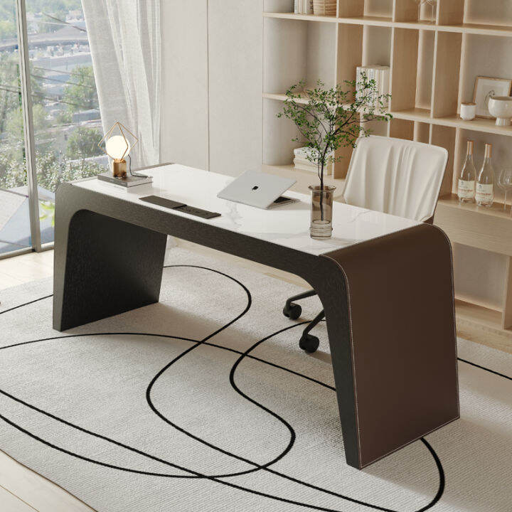 Designer Fancy Desk Italian Minimalist Study Home Boss Desk Modern
