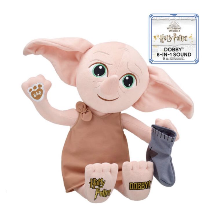 มือหนึ่ง-พร้อมส่ง-ตุ๊กตาบิ้วอะแบร์-dobby-harrypotter-ด้อบบี้-พร้อมเสียงอุปกรณ์-ใบเกิด-ตรงรุ่นจากชอปอเมริกา