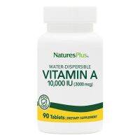 NaturesPlus Vitamin A Palmitate 10000IU Healthy Skin Eyes Vision &amp; Immune System Water Soluble for Maximum Absorption Nature s Plus Naturesplus