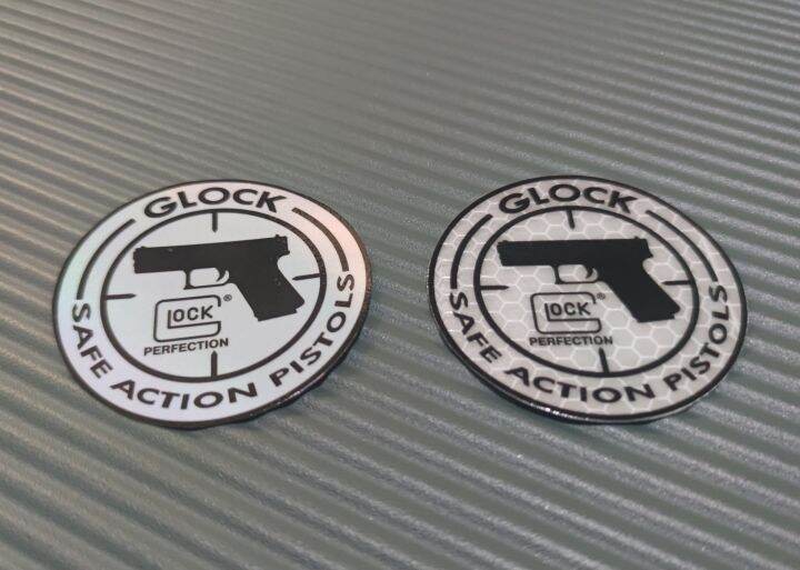 Glock Logo Sticker Waterproof Laminated Sticker Hologram Reflectorized Sticker Lazada Ph 9713