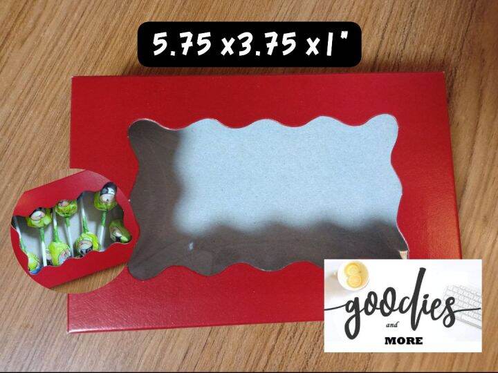 scallop window mini pastry box (100pcs) Lazada PH