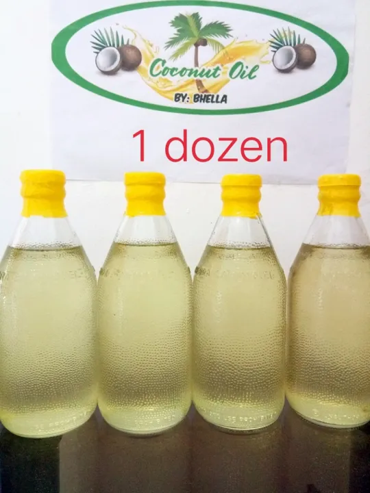 1 dozen bottle of Pure Coconut Cooking Oil Gin Bottle Lazada PH