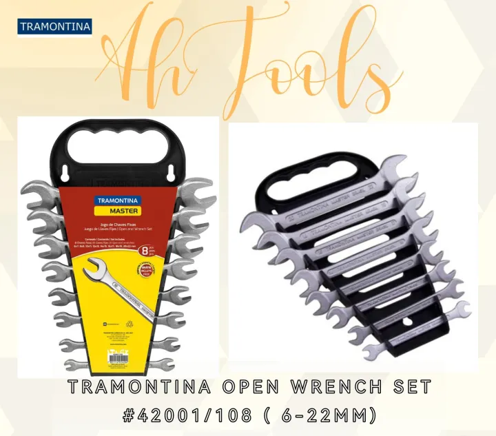 TRAMONTINA OPEN WRENCH 8PCS/SET 42001/108 ( 622mm) Lazada PH
