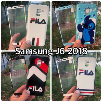 เคสและฟิล์ม Samsung Galaxy J6 2018 เคส Samsung Galaxy J6 2018 เคสฟิล์มลายการ์ตูน เคสสติช