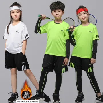 Tennis Training Top and Leggings in Cotton | Girls Tennis Clothes | Girls  Junior Tennis Apparel