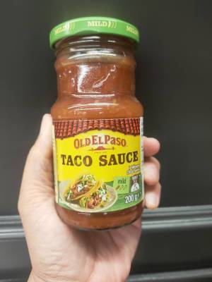 Old El Paso Mild Taco Sauce 200g.ซอสสำหรับทำทาโก้ชนิดเผ็ดน้อย200กรัม