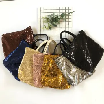 Gold on sale sequin handbag