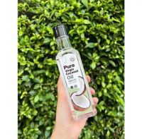 น้ำมันมะพร้าวสกัดเย็น เพียวเวอร์จิ้น (แพคเกจไหม่) Pure Virgin Coconut oil 250ml.