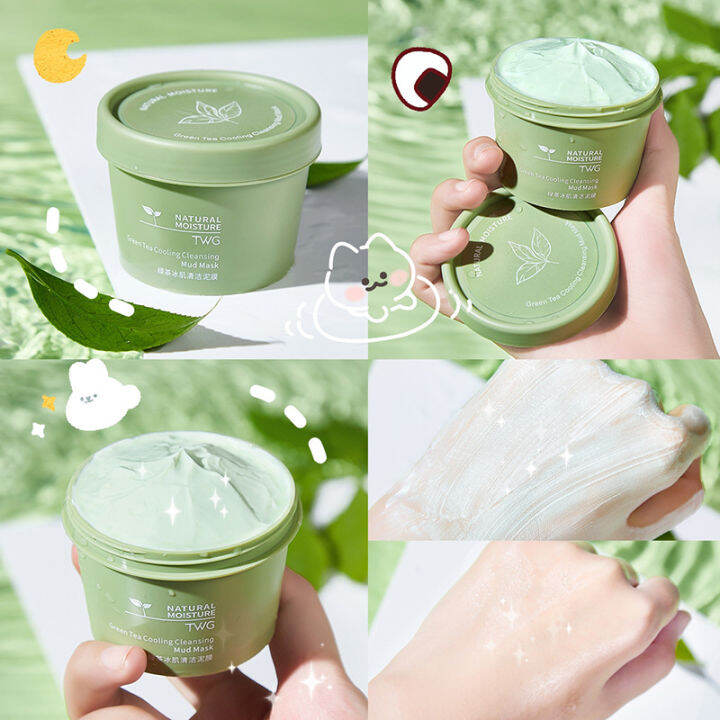 [COD] Green Tea Mud Mask 100gr Original / Masker Lumpur Wajah Anti ...