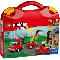 LEGO (กล่องมีตำหนิ) Juniors 10740 Fire Patrol Suitcase ของแท้