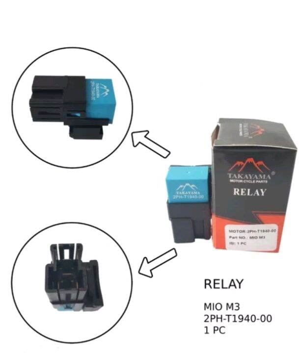 Switch starter mio 125 m3 relay kaki 4 takayama 2PHT194000 Lazada