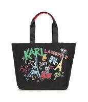 กระเป๋า KARL LAGERFELD PARIS
Kristen Logo Graphic Tote
 size 17”x 14”