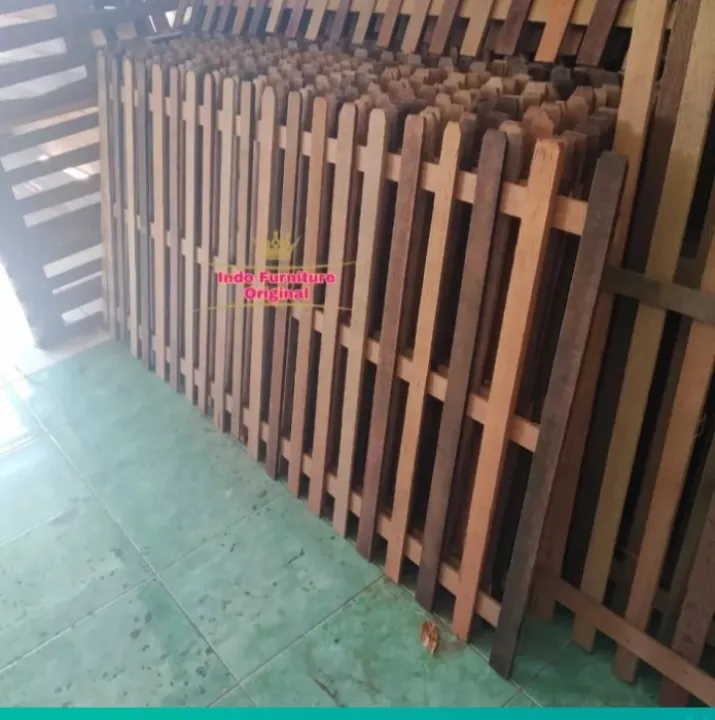 pagar kayu rumah kayu kalimantan 200×100cm Lazada Indonesia
