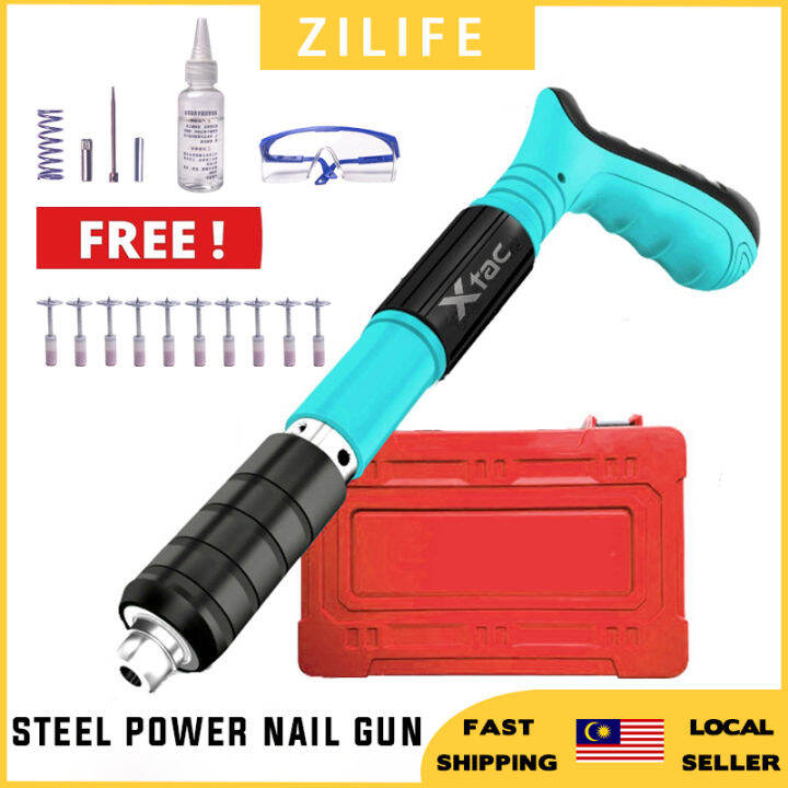 🎈Malaysia Stock🎈Manual Steel Nails Gun Concrete Rivet Tool Steel Rivet