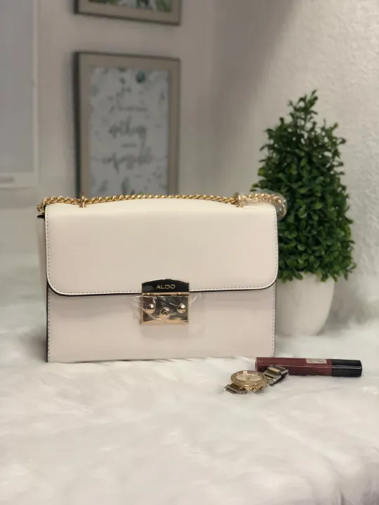 Aldo White Chain Sling Bag Lazada PH